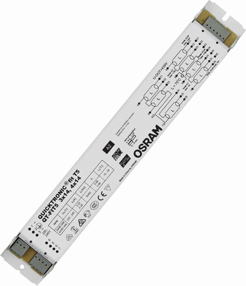 Osram Statecznik elektroniczny QT-FIT5 3X14,4X14/220-240 (4008321971210)