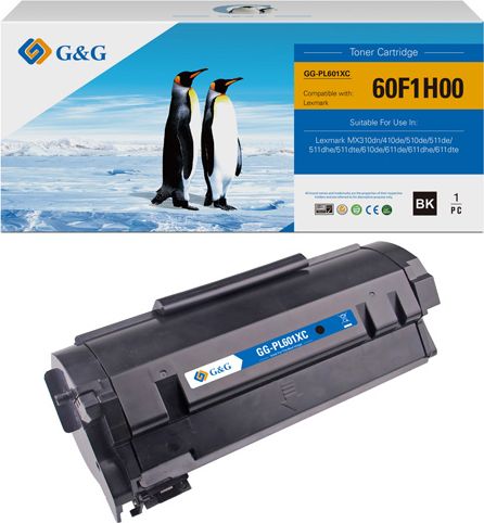 Toner G&G Black Zamiennik 60F2H00 (NT-PL601XC)