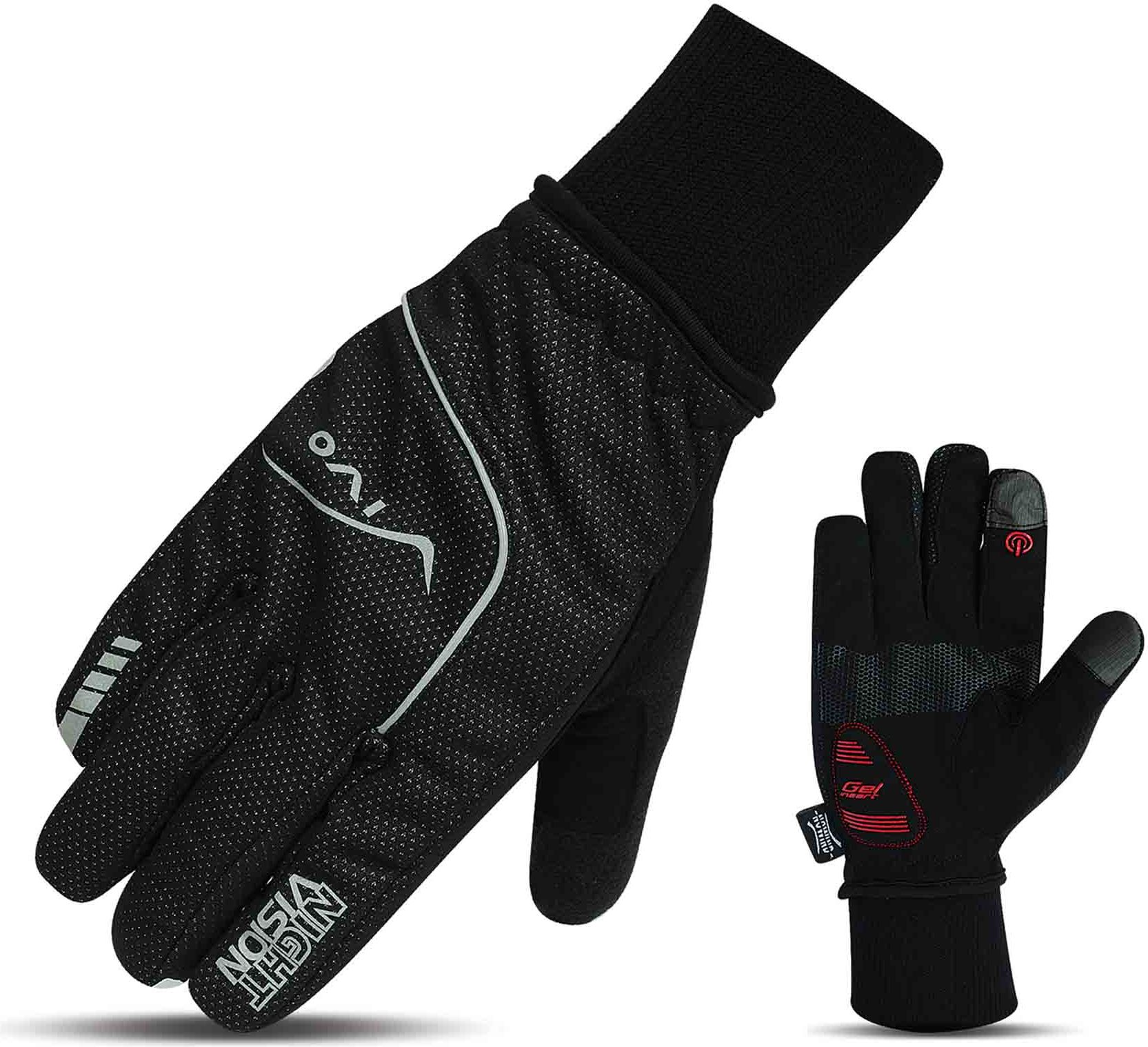 Vivo Rękawiczki rowerowe SB-02-1566 czarne r. M (4962555)