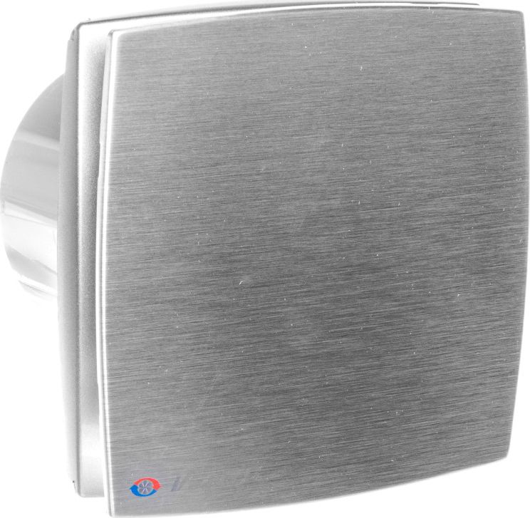 Vents Wentylator osiowy fi 100 230V 14W 88m3/h 33dB standard szczotkowane aluminium 100LDAMET