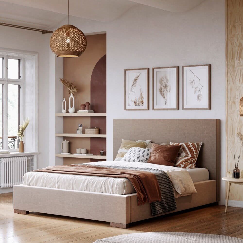 Bofurniture Łóżko Kantana 200x200 cm, Grupa Premium, Pojemnik: Nie