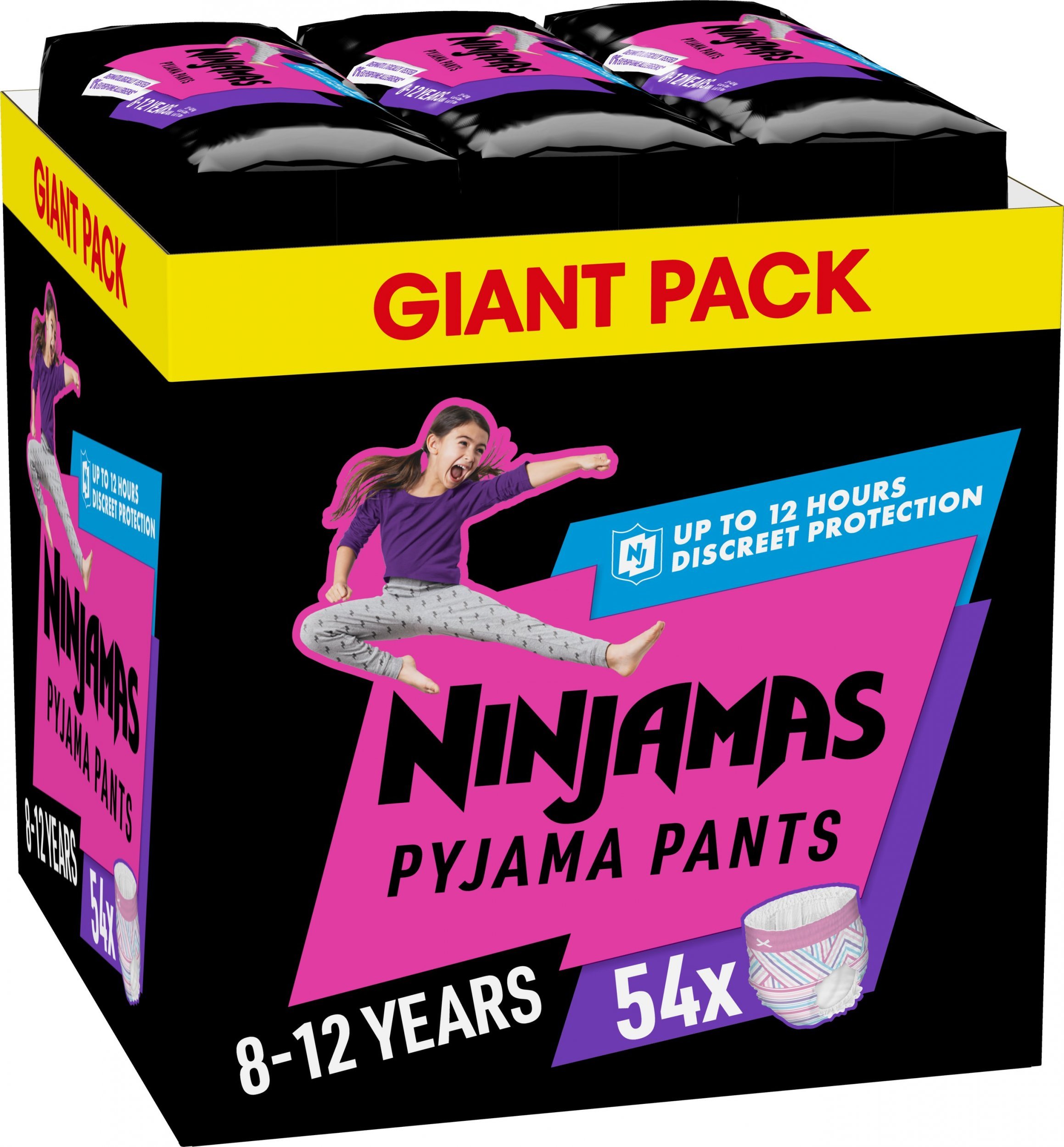 Pampers NINJAMAS MB PANTS 8-XXXLARGE 54 GIRL