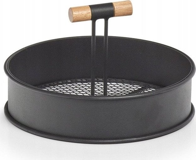 Zeller Podstawka metalowa z uchwytami, Ø 20 cm, czarna, ZELLER