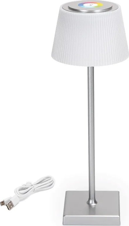 Lampka biurkowa Aigostar Akumulatorowa lampa biurkowa 4W RGB+CCT z dotykowym ściemnianiem 5VUSB Akumulatorowa lampa biurkowa 4W RGB+CCT z dotykowym ś