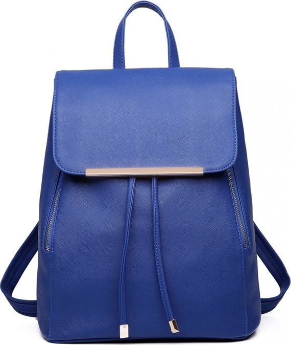 Accessorize Me Plecak skórzany damski kobaltowy Aurora