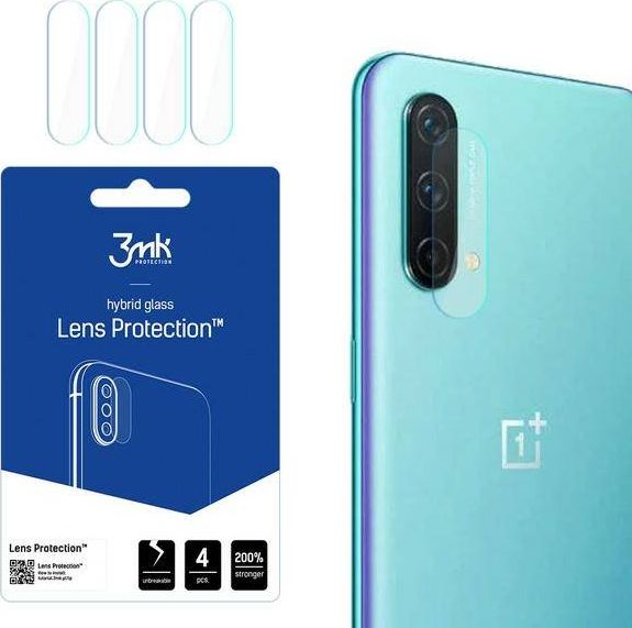 3MK Szkło hybrydowe na obiektyw aparatu 3MK Lens Protection OnePlus Nord CE 5G [4 PACK]