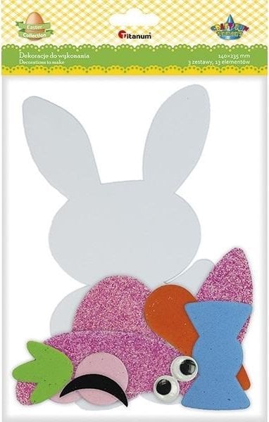 Titanum Zestaw piankowy zając z marchewką 1szt