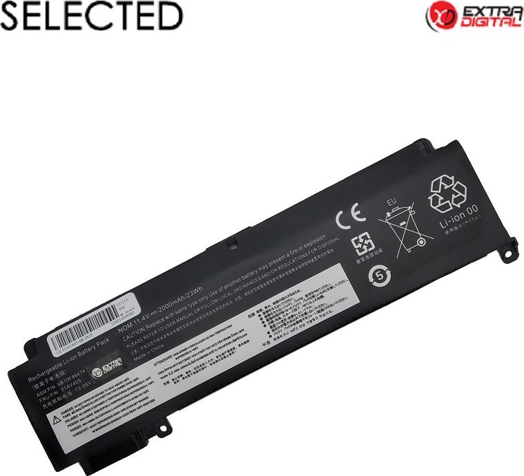 Bateria Extra Digital Nešiojamo kompiuterio baterija LENOVO 01AV405, 2000mAh, Extra Digital Selected