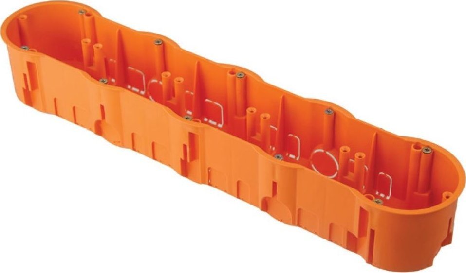 Pawbol Puszka podtynkowa 60 głęboka pięciokrotna z wkrętami - A.0048WPG