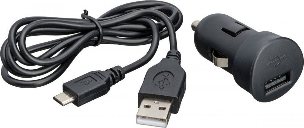 Ładowarka BigBen Ładowarka samochodowa micro USB 1A Bigben MINICACMIC - zestaw