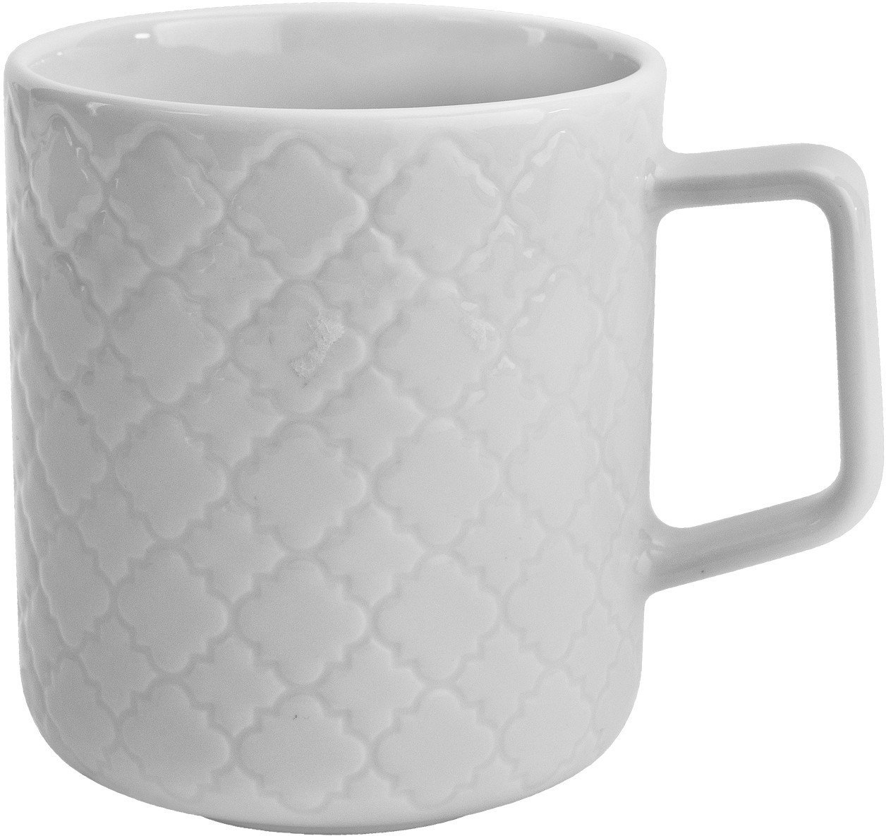 Kubek porcelanowy 400 ml Marrakesz Biały