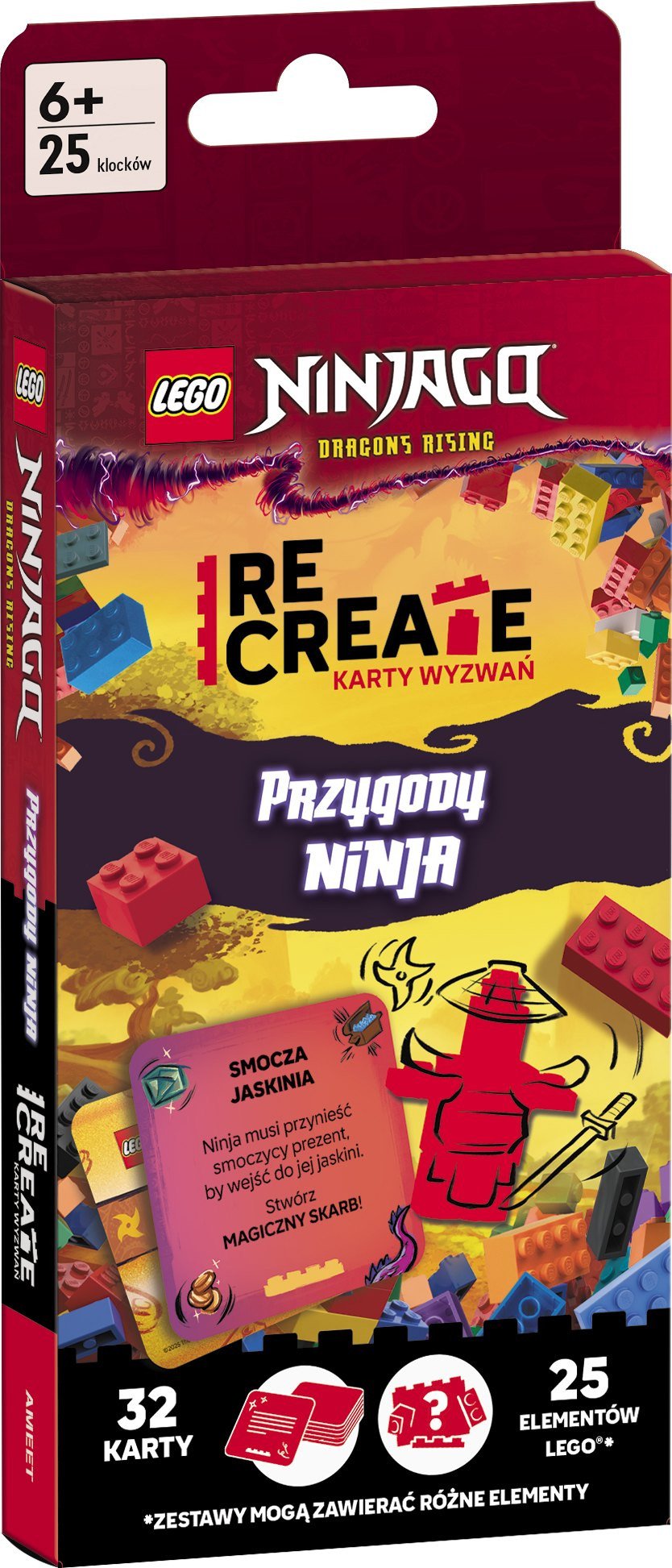 Lego Recreate. Karty Wyzwań. Przygody ninja