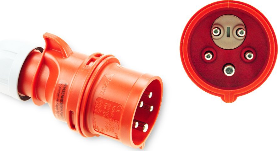 PCE Wtyk przenośny zwrotnica faz 16A 5P 7015-6 PCE