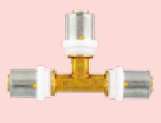 Herz Trójnik redukcyjny 20 x 20 x 16mm zaprasowany (P722008)