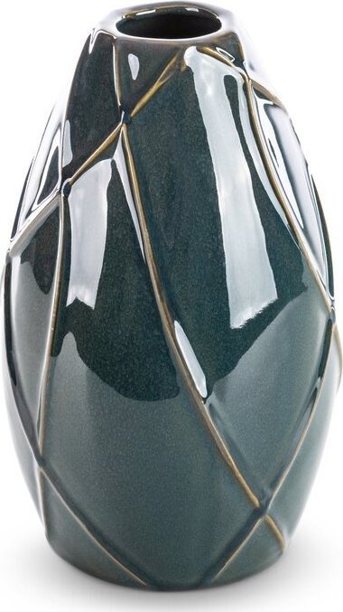 Eurofirany WAZON DEKORACYJNY TEO (03) (FI) 17X27 CM TURKUSOWY