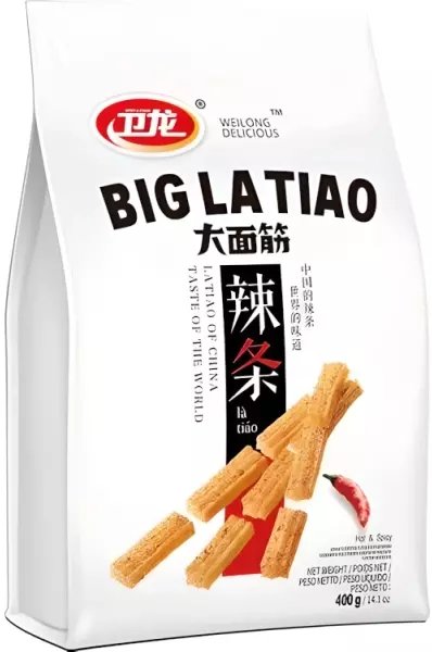 Big La Tiao przekąska Hot & Spicy 400g - Wei-Long