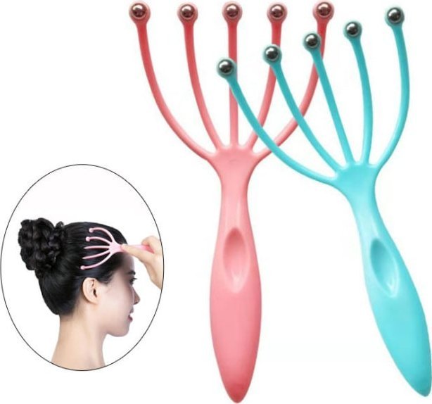 Masażer MASAŻER DO GŁOWY GRABKI DO WCIEREK MASAŻ GŁOWY