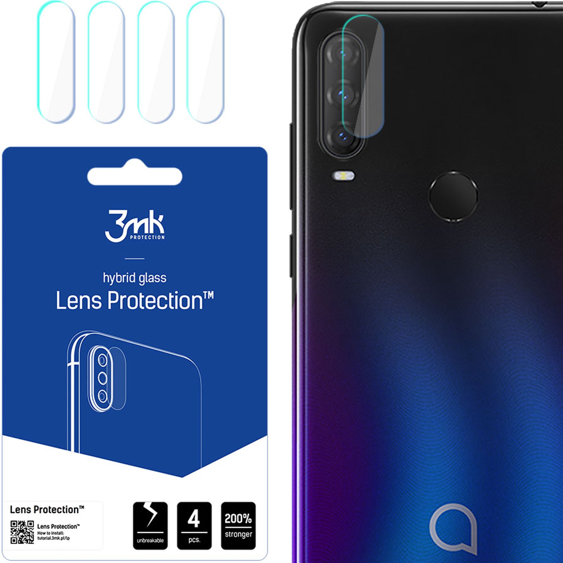 ALCATEL 3L - 3MK LENS PROTECTION