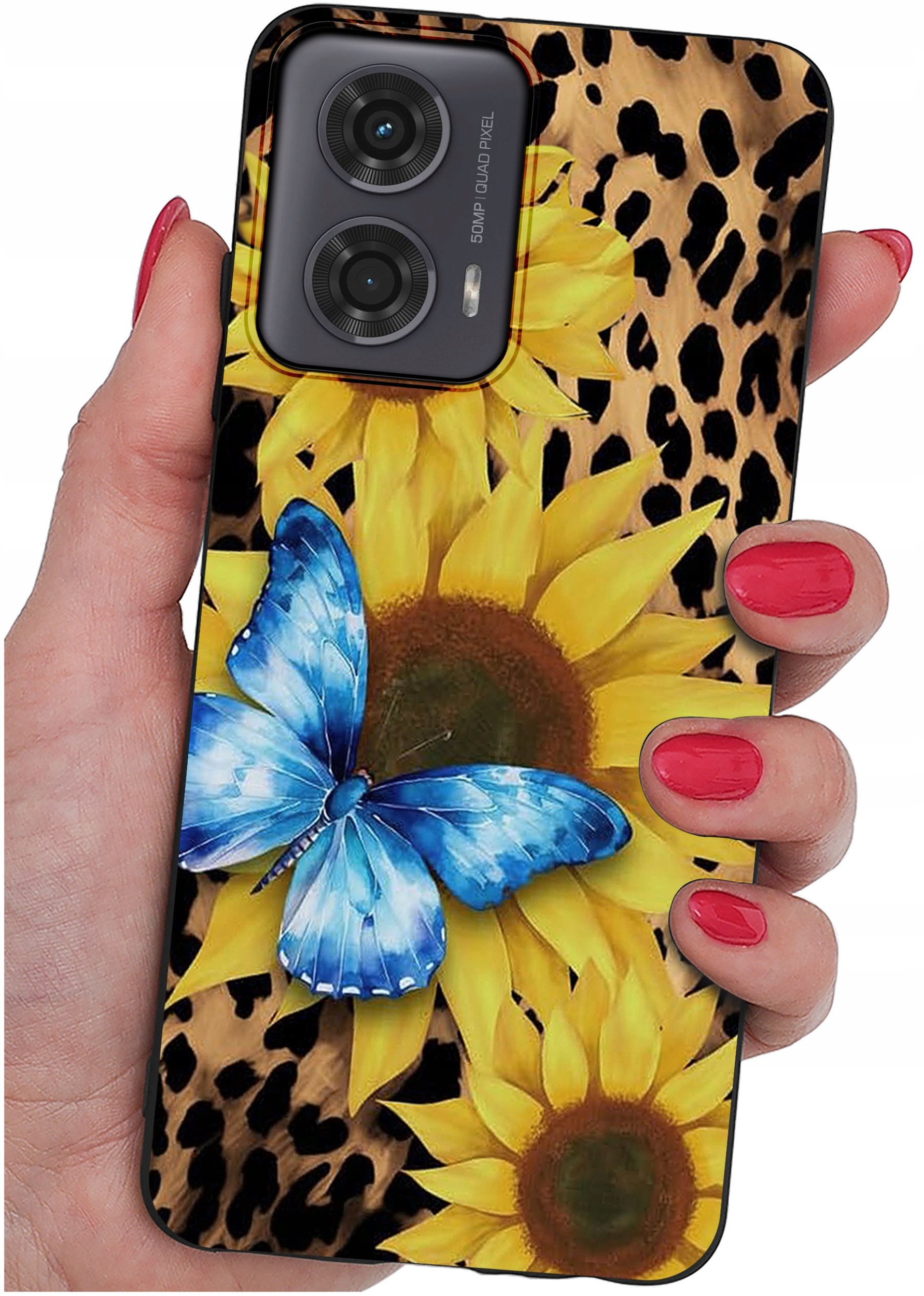 Etui do Motorola Moto G24 |G24 POWER |G04 |E14 WZORY |SILIKONOWE MATT SZKŁO