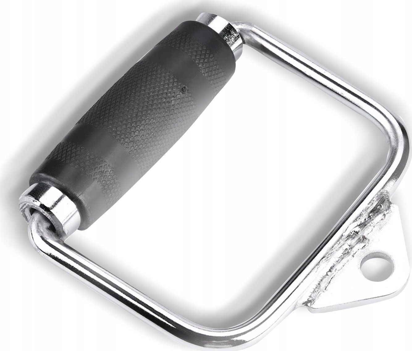 UCHWYT DO WYCIĄGU STALOWY Z GUMĄ GYM-2