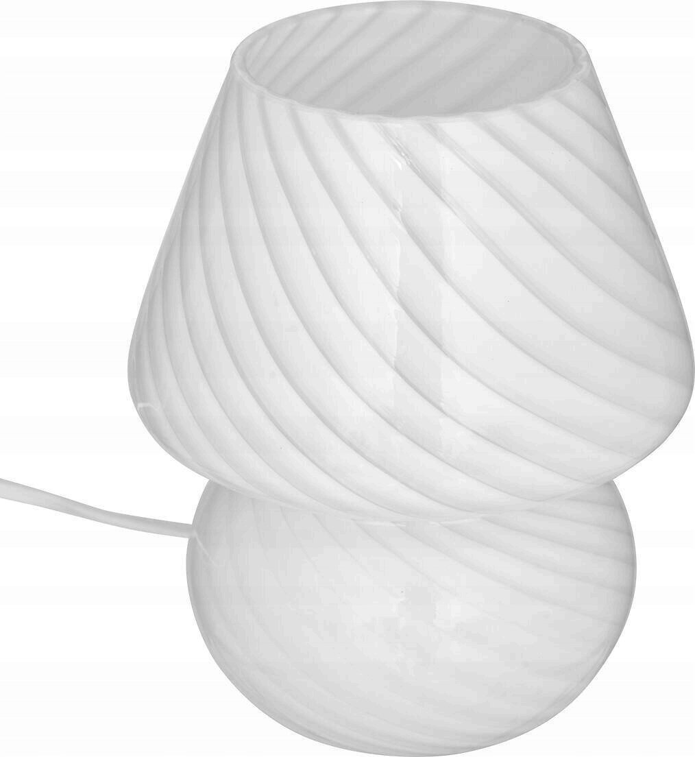 Lampa stołowa Atmosphera Lampa stołowa grzybek CARA, szklana, Ø 15 cm