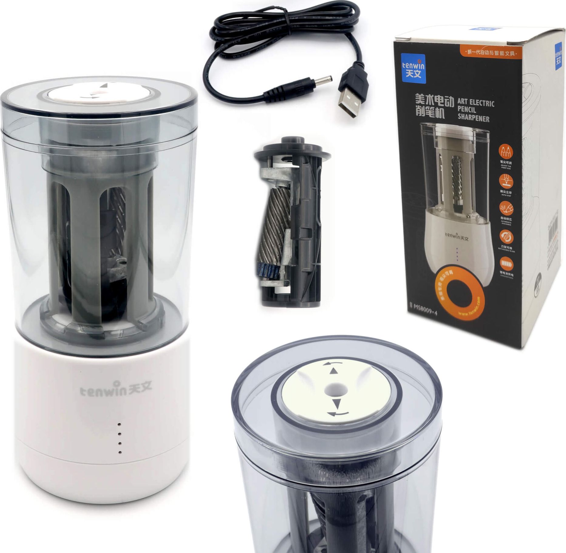 Tenwin Temperówka elektryczna frez dla artystów TENWIN