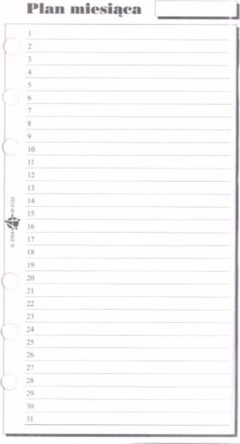 Antra Wkład do organizera ST Plan miesiąca ANTRA