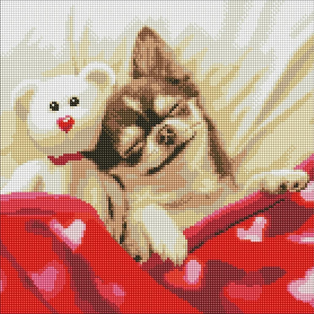 Norimpex Diamentowa mozaika - ¦pi±ca Królewna 40x40cm