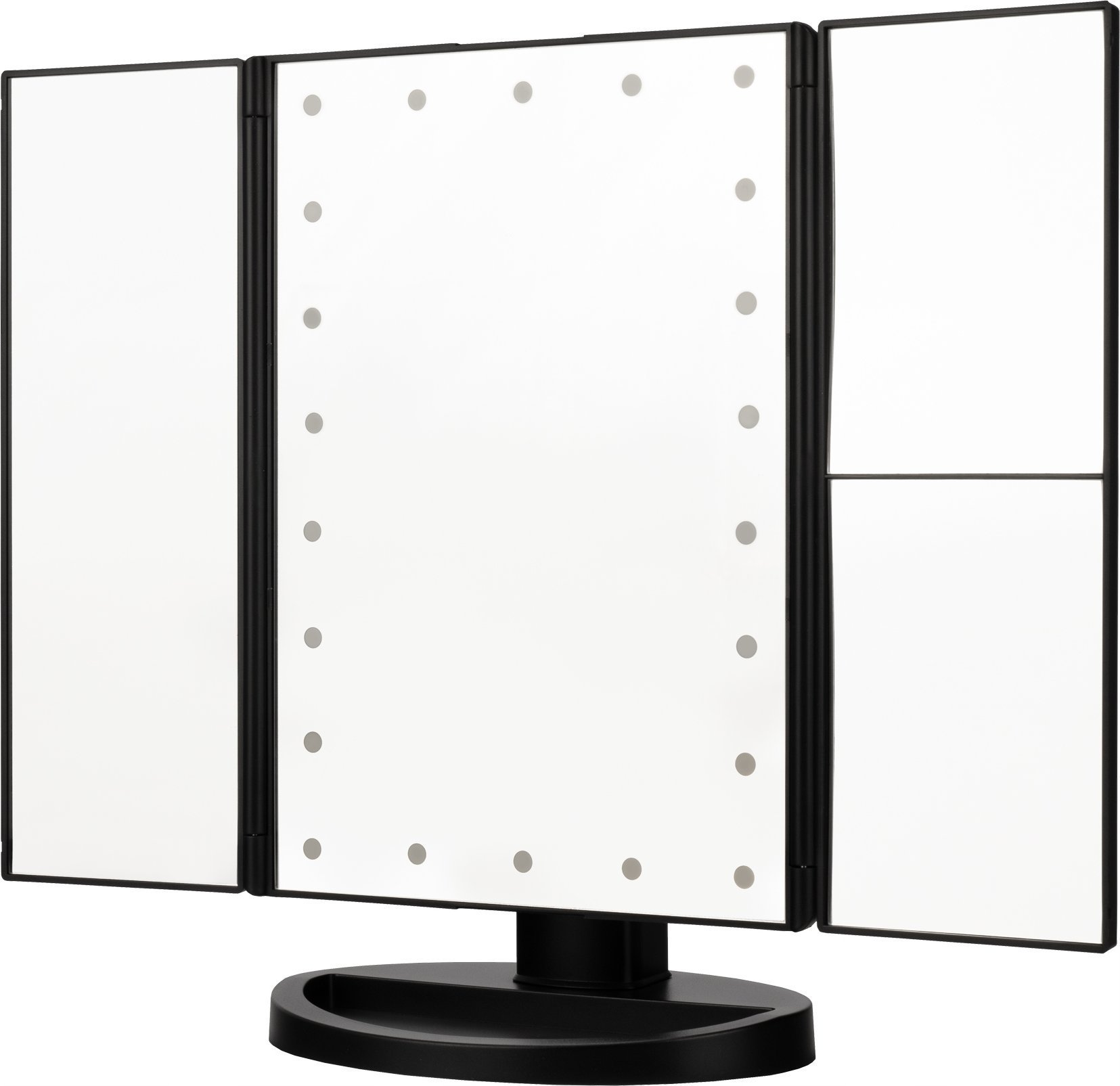 Lusterko kosmetyczne Humanas Humanas HS-ML04 czarny