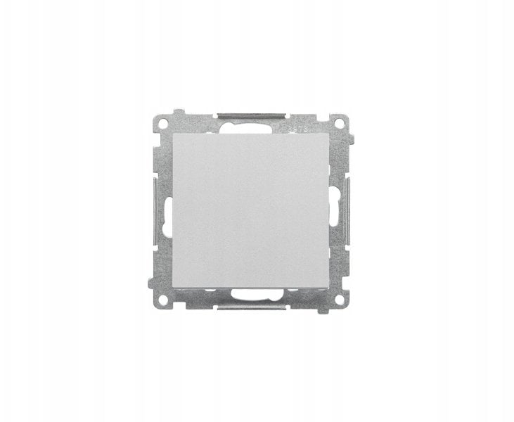 Kontakt-Simon Simon Łącznik jednobiegunowy (moduł) 10 AX, 250 V~, szybkozłącza aluminiowe matowe TW1.01/143