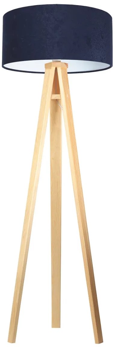 Lampa stojąca HOME 50 granatowa/biała/sosna BPS KONCEPT