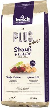 Bosch Tiernahrung BOSCH PIES 12.5kg PLUS Struś i Ziemniaki
