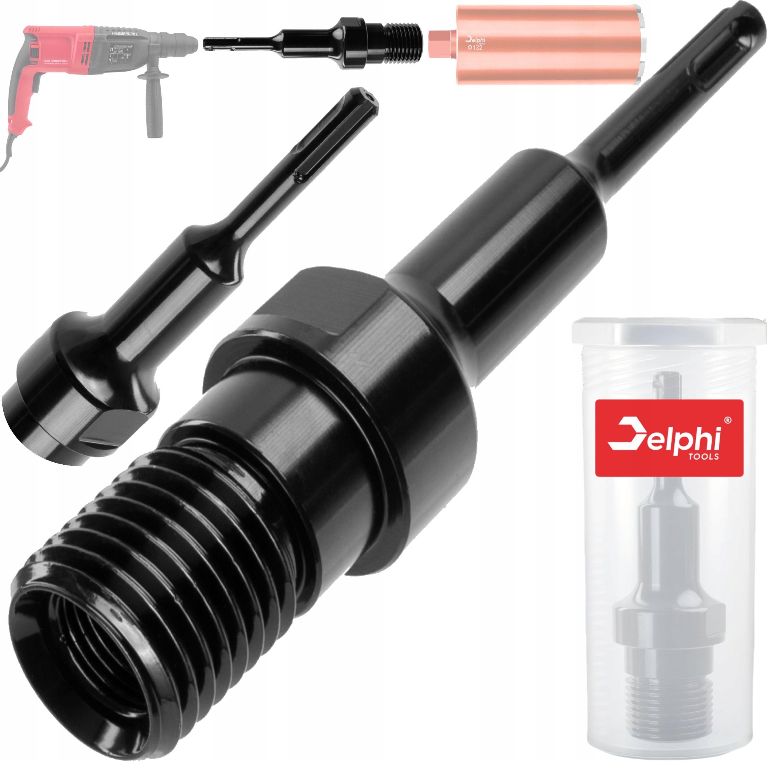 Delphi Tools ADAPTER WIERTNICY KORONKI SDS+ PLUS DO BETONU 1 1/4" DELPHI