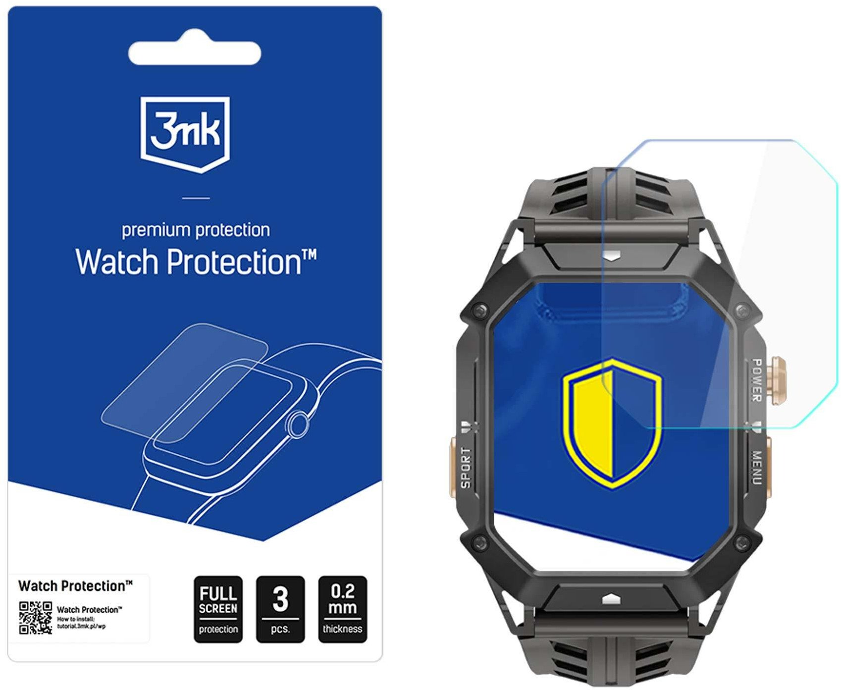 RUBICON RNCF24 - 3MK WATCH PROTECTION FLEXIBLEGLASS