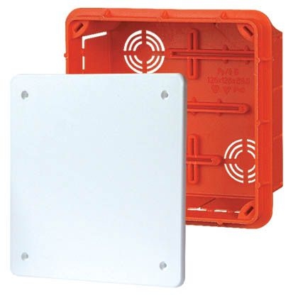Elektro-Plast Puszka podtynkowa PP/T5 130x130x70mm pomarańczowa - 11.5