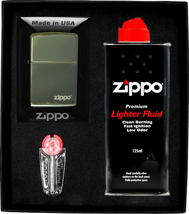 Zestaw ZIPPO Zapalniczka LASERED TEAL Prezentowy No1