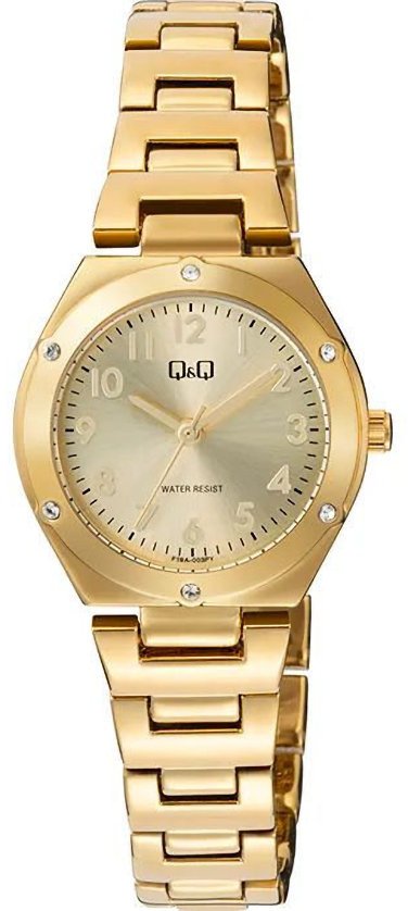 Zegarek Q&Q F19A-003P damski klasyczny złoty 28 mm .
