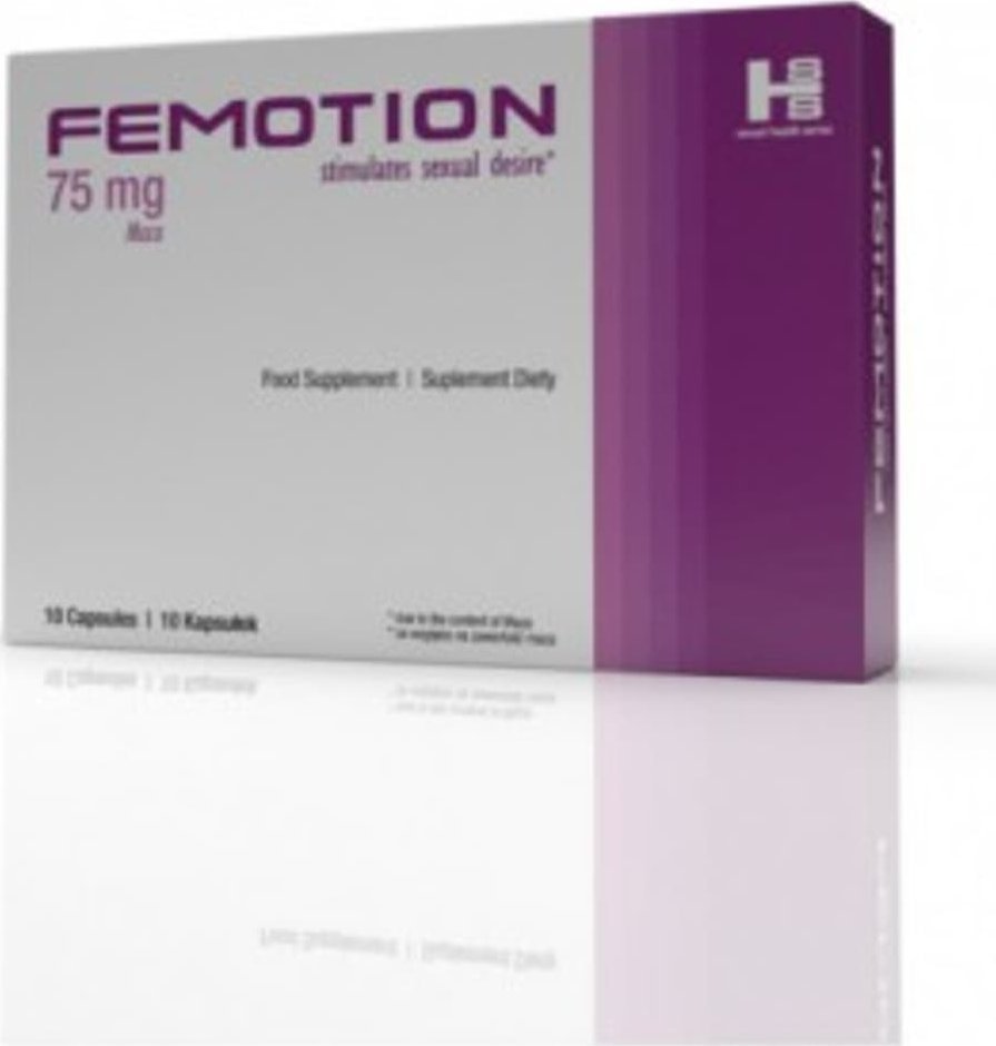 Sexual Health Series Femotion 10 kapsułek suplement dla kobiet zwiększający libido rozkosz mocny orgazm