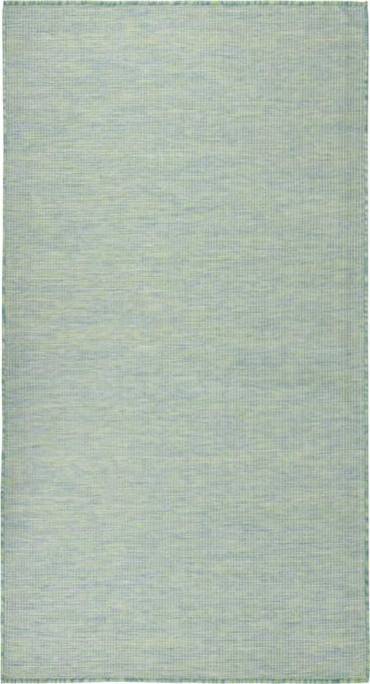 vidaXL vidaXL Dywan zewnętrzny o płaskim splocie, 80x150 cm, turkusowy