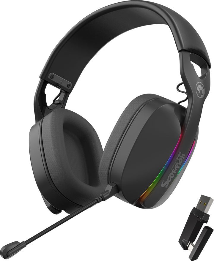 Słuchawki Marvo Pulz 70W Czarne (HG9086W BK)