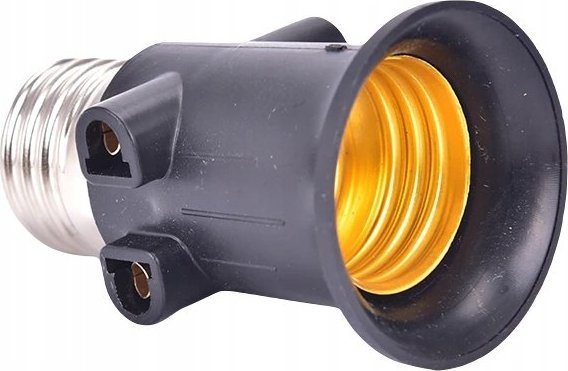 ER4 Rozgałęźnik przedłużacz żarówki E27