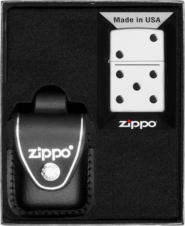 Zestaw ZIPPO Zapalniczka DOMINOS DESIGN Prezentowy No3