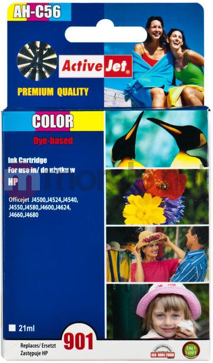 Tusz Activejet tusz AH-901CR / CC656AE nr 901C (color)