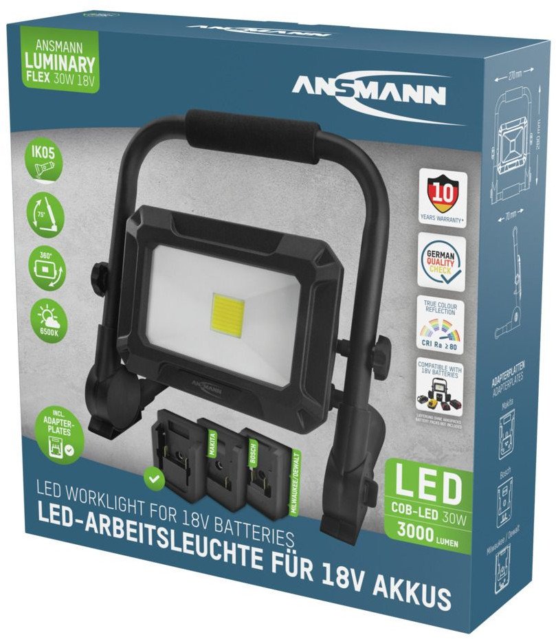 Reflektor roboczy Ansmann FL30W COBLED 3000lm 18V