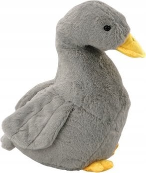 LeanToys Pluszowa Gęś Maskotka Szara Przytulanka Pluszak Kaczka 40cm