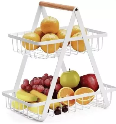 KOSZYK PIĘTROWY NA OWOCE 2-POZIOMOWY BRUNBESTE BB-3999