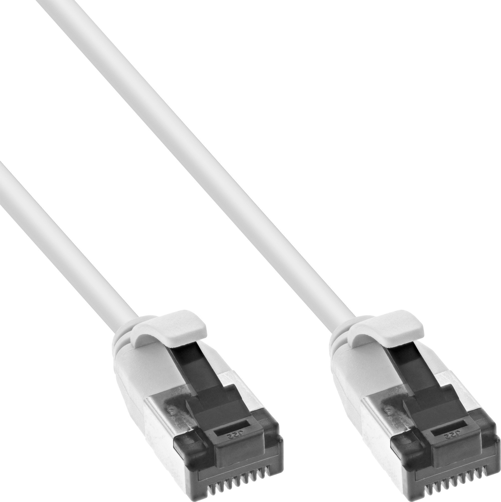 InLine InLine® Patch cable slim, U/FTP, Cat.8.1, TPE halogen-free, white 5m