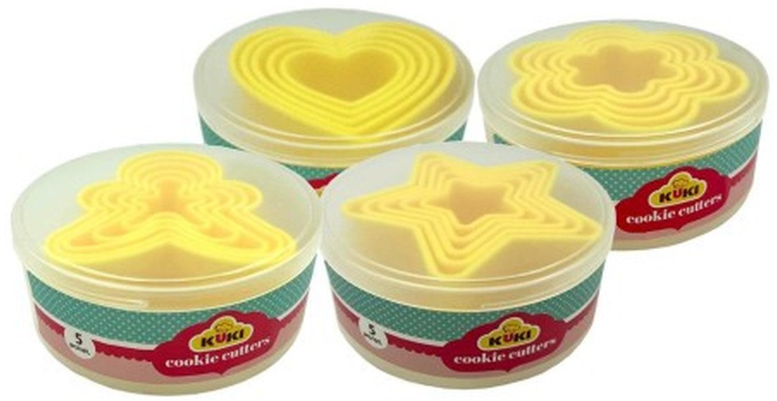 Kuki Wykrawacze do Ciastek 5 szt. różne wzory