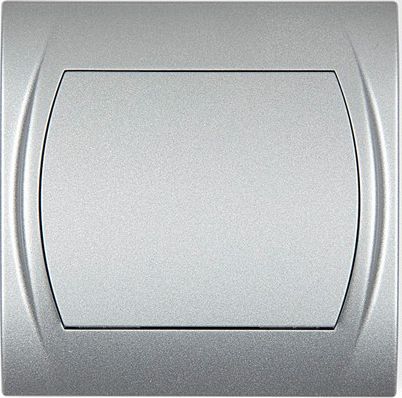 Karlik Logo łącznik jednobiegunowy srebrny metalik (7LWP-1)