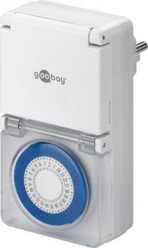 Goobay Zegar analogowy IP44